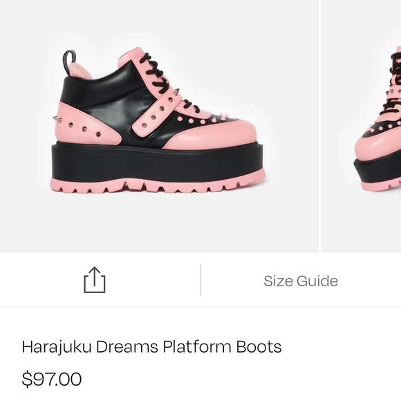 ISO: KOI Footwear Harajuku Dreams Boots US 10/UK 8 - Picture 2 of 2